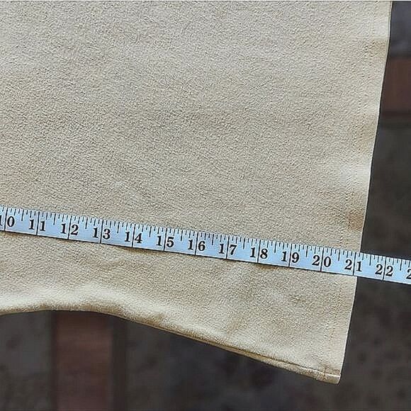 Vtg butter yellow wide strap scoop neck tank top - Picture 10 of 12